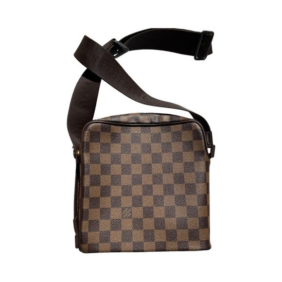 Louis Vuitton Vintage District PM Damier Ebene Crossbody Bag Made in France 2004 - Picture 3 of 16